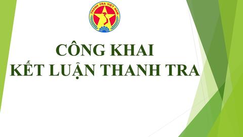 Kết luận thanh tra của Chánh Thanh tra Sở Tài chính tỉnh Lạng Sơn kết luận thanh tra công tác quản lý, sử dụng các nguồn kinh phí và công tác thực hành tiết kiệm chống lãng phí tại Chi cục Kiểm lâm tỉnh Lạng Sơn