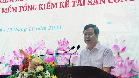 Tỉnh Lạng Sơn tổ chức Hội nghị Tổng kiểm kê tài sản công và hướng dẫn sử dụng phần mềm Tổng kiểm kê tài sản công