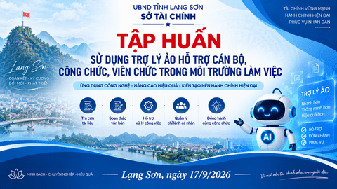 Sở Tài chính tổ chức tập huấn sử dụng trợ lý ảo hỗ trợ cán bộ, công chức trong môi trường làm việc