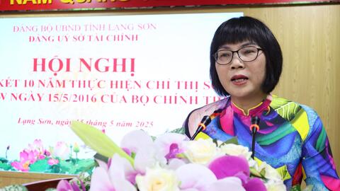Đảng uỷ Sở Tài chính tổ chức Hội nghị tổng kết 10 năm thực hiện  Chỉ thị 05-CT/TW gắn với kỷ niệm 135 năm ngày sinh Chủ tịch Hồ Chí Minh  (19/5/1890 – 19/5/2025)