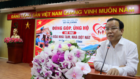 Sở Tài chính tỉnh Lạng Sơn tích cực hưởng ứng Chương trình ủng hộ xóa nhà tạm, nhà dột nát và công tác an sinh xã hội trên địa bàn tỉnh Lạng Sơn
