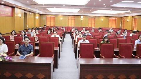 Đảng ủy Sở Tài chính tổ chức tiếp sóng Hội nghị toàn quốc nghiên cứu, quán triệt và triển khai thực hiện Nghị quyết Hội nghị lần thứ 3 Ban chấp hành Trung ương đảng khóa XIV
